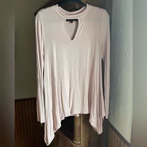 Blush blouse by Jennifer Lopez